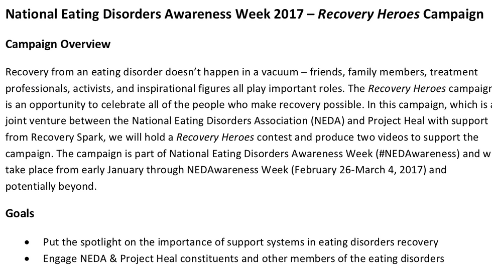 NEDAwareness Week Recovery Heroes
