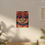 Thumbnail: Flower Child Cat – Boho Pop Art Canvas Print