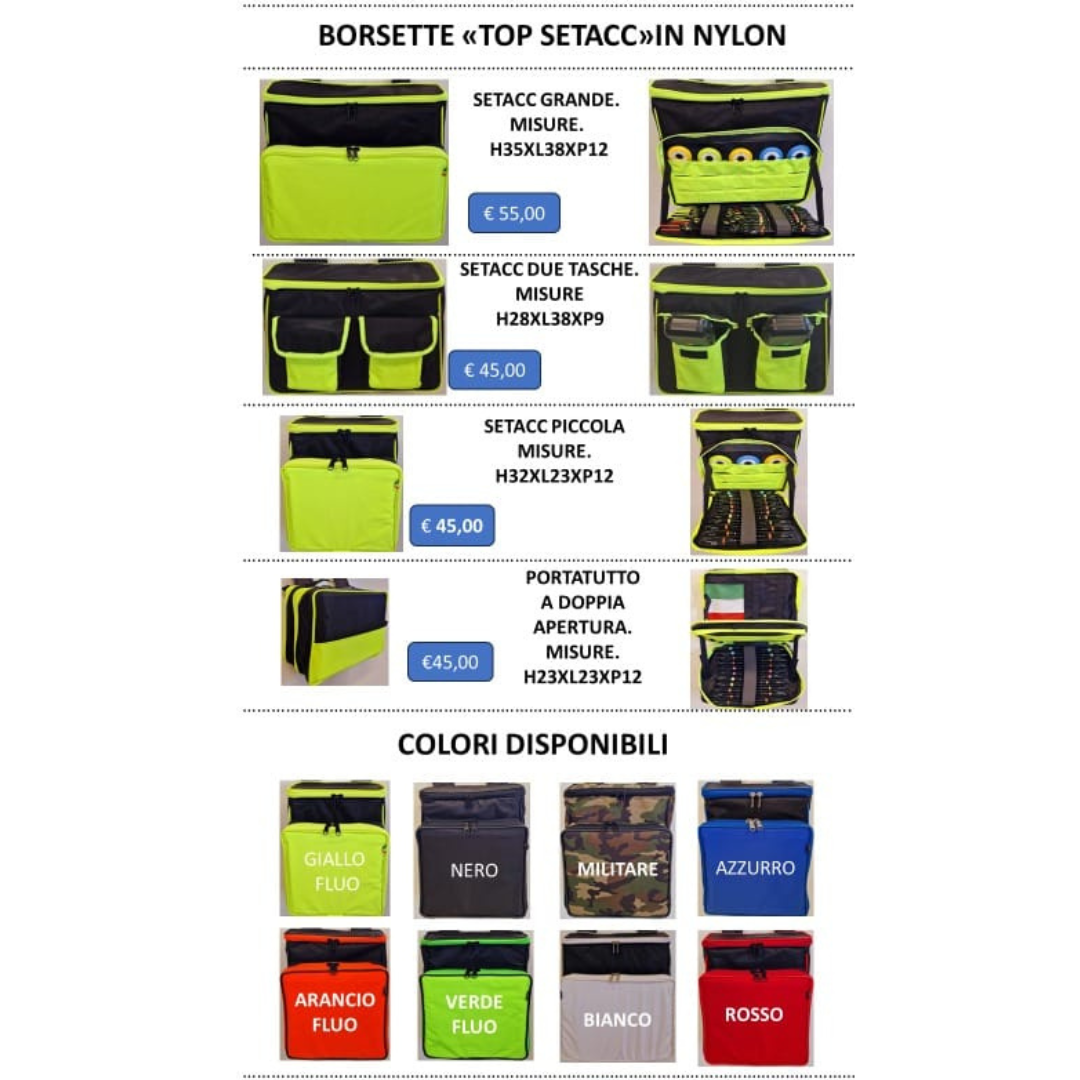 Borse Top Setacc in nylon per carrelli porta pesci