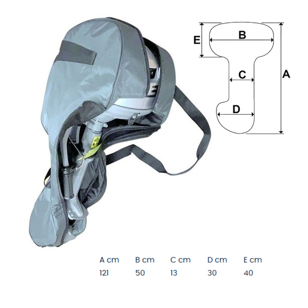 Sacca porta motore ausiliario portata max 45 kg