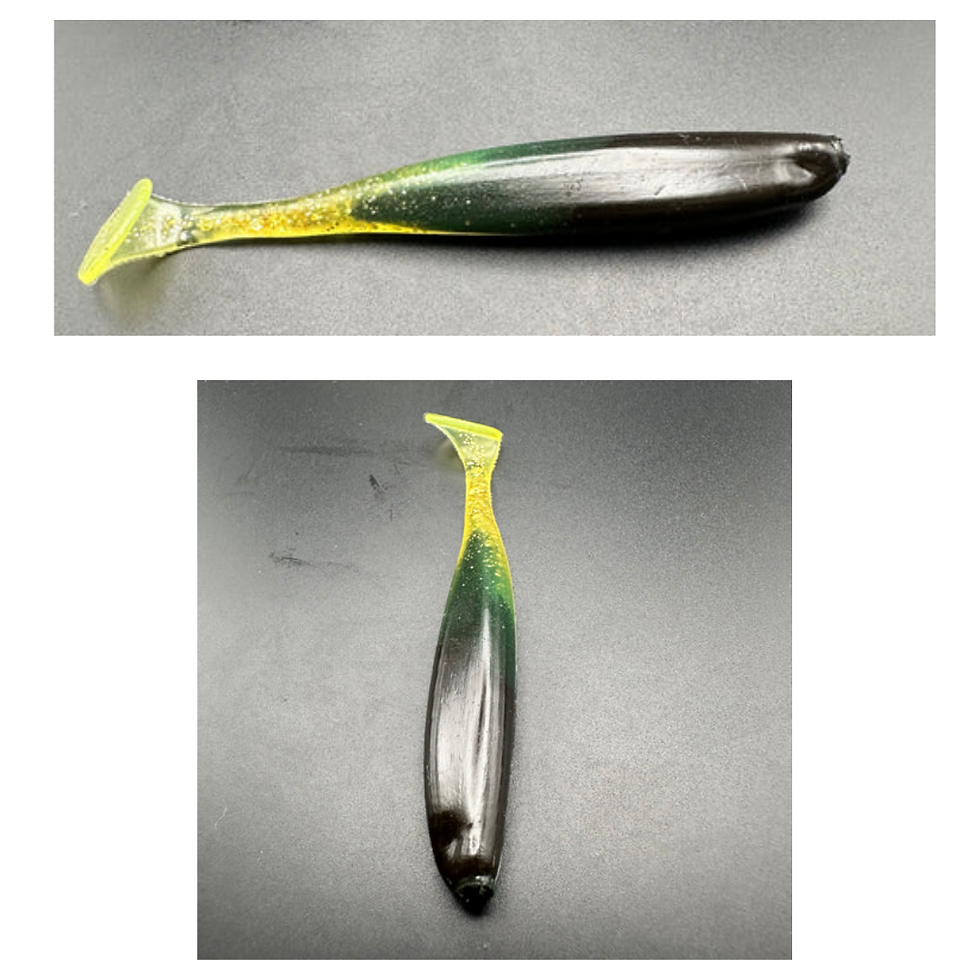 ProShad (Nero/Gost)Glitter Oro 7,5cm