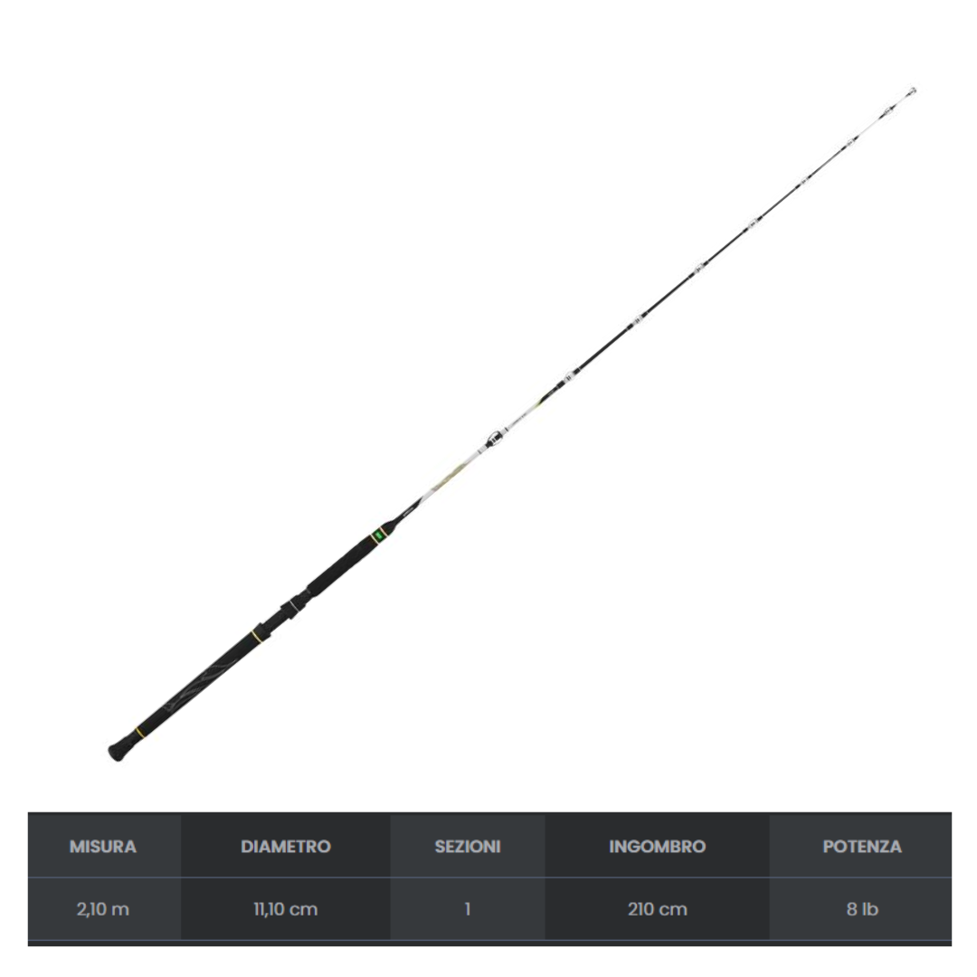 Tubertini Sea Runner canna monopezzo traina