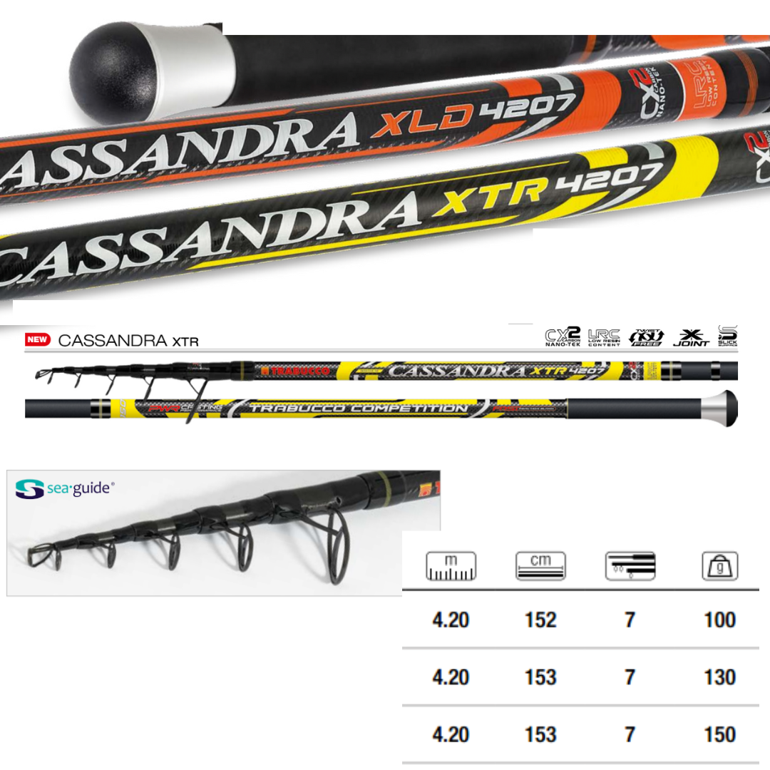 Trabucco CASSANDRA XTR canna surfcasting telescopica