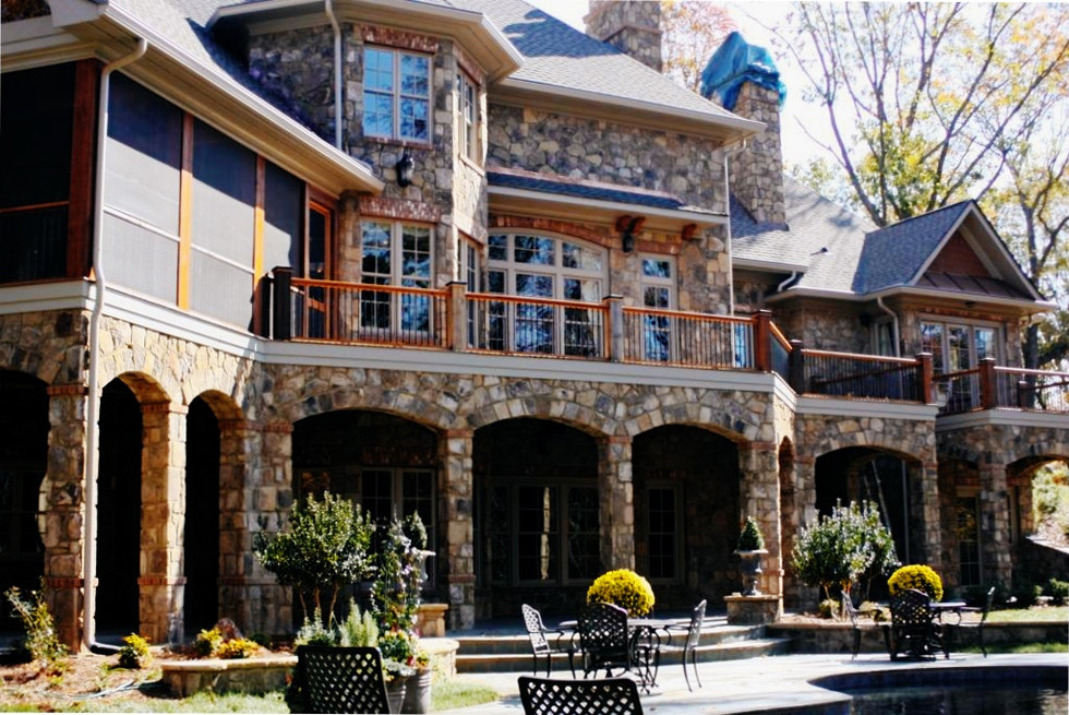 Elegant Stone Mansion Remodel