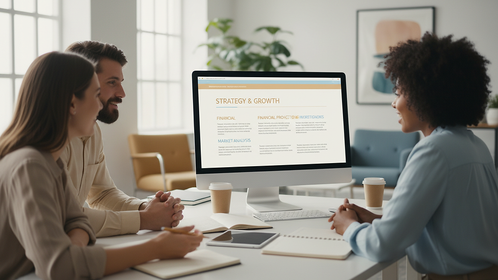 Préparer un business plan pour un changement de statut plan finalisé