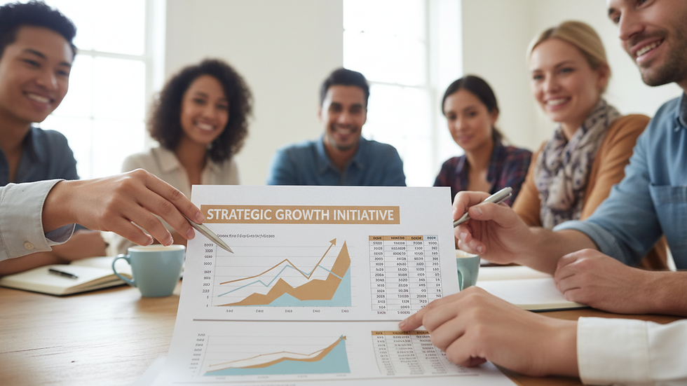 Vue rapprochée d’un document de business plan avec graphiques et chiffres