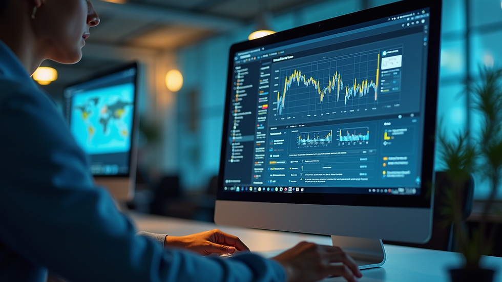 Vue rapprochée d’un écran d’ordinateur affichant une interface de gestion administrative