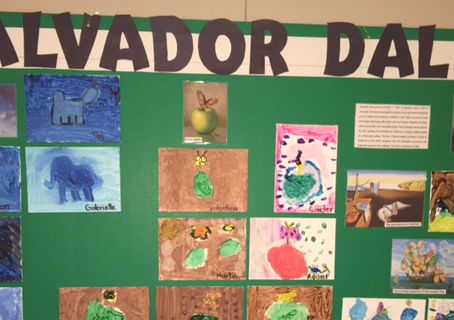 salvador dali artwork from children