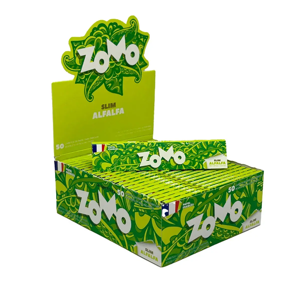 Caixa de Seda Zomo Slim King Size Alfafa C/50