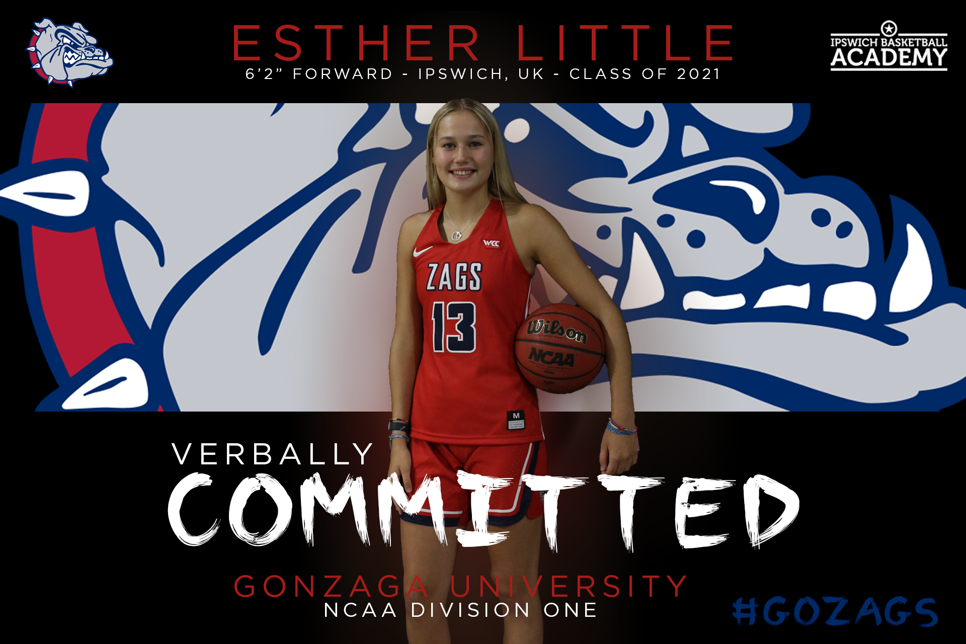 Esther Little Verbally Commits To Gonzaga University