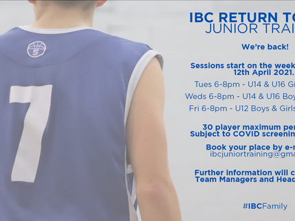 Ipswich announce Return to Play Junior Training plans
