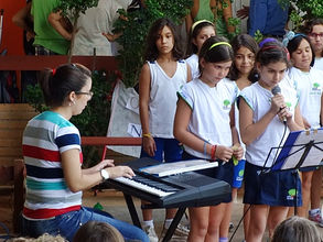 Apresentação do 4º ano na Semana Literária
