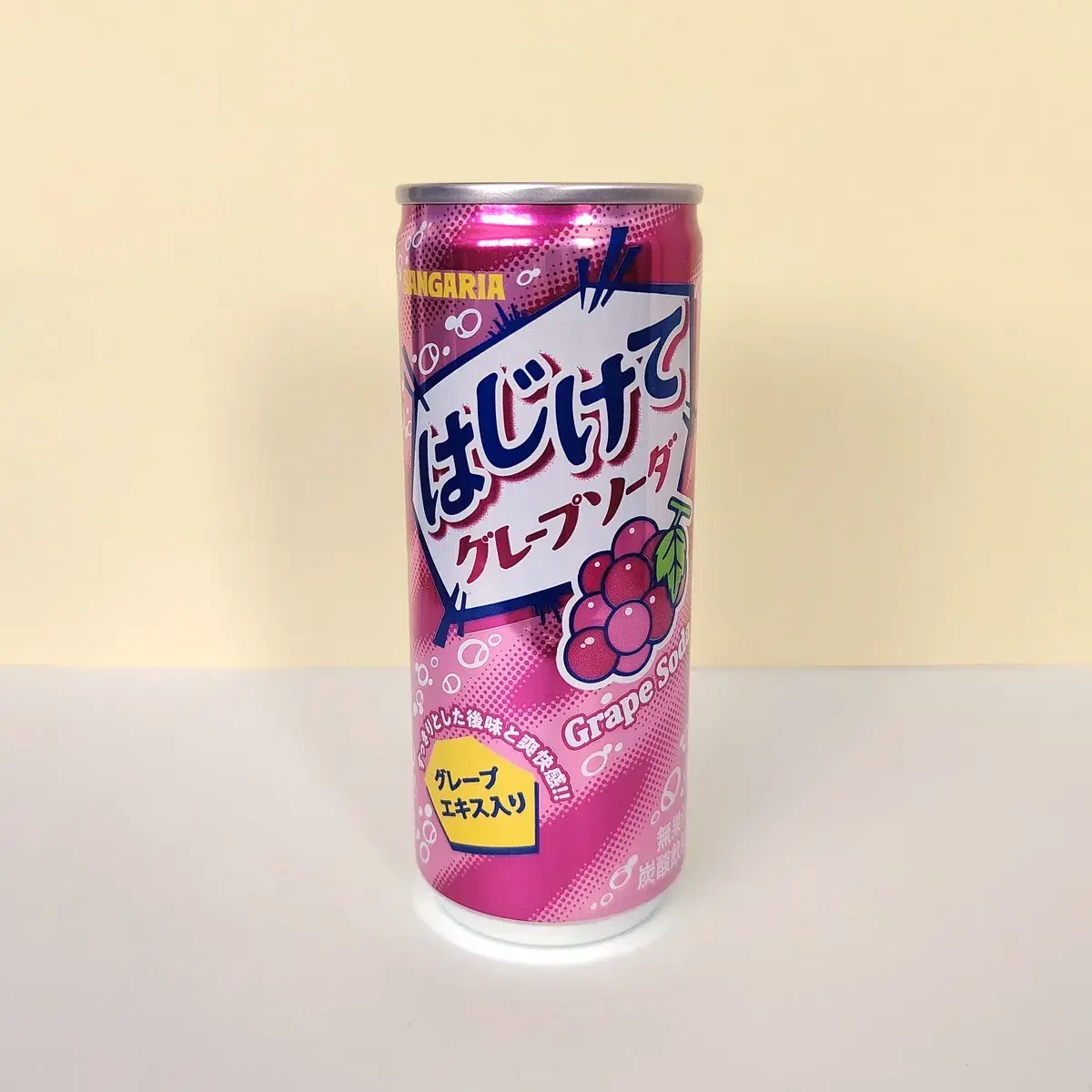 Canette Sangaria soda saveur raisin Grape Soda, boisson japonaise