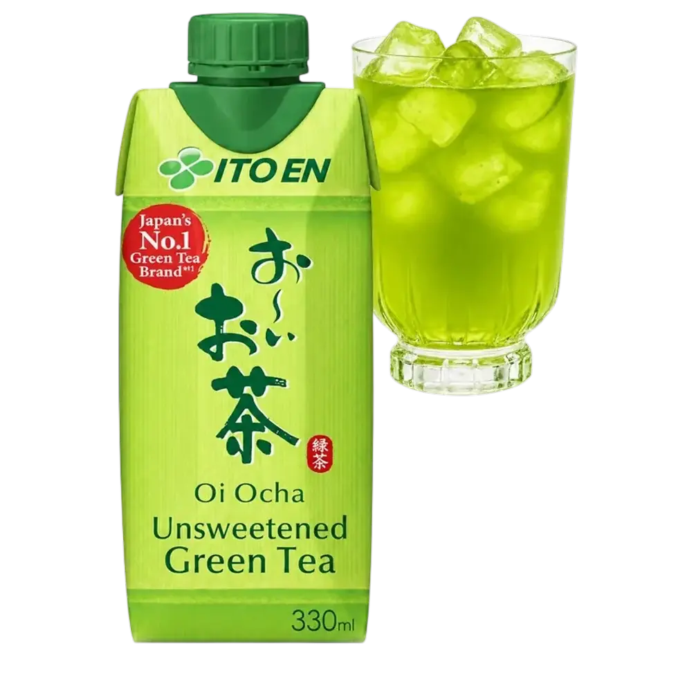 Bouteille Ito En Oi Ocha thé vert non sucré 330ml, marque japonaise n°1