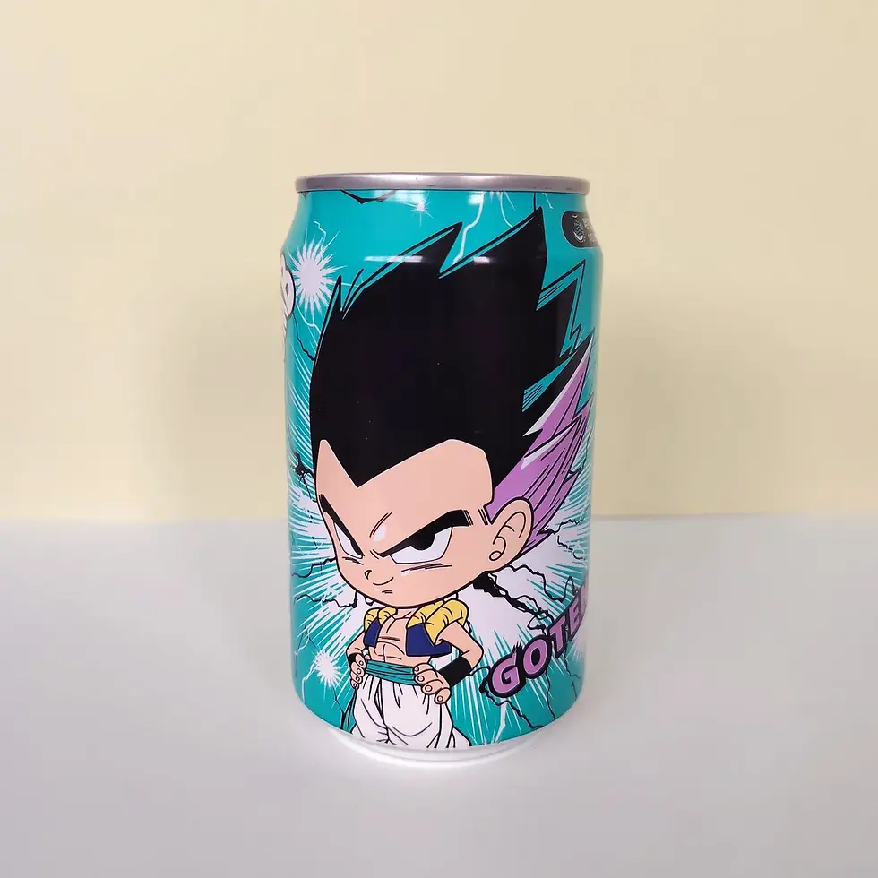 Canette Ocean Bomb Dragon Ball Super Gotenks, eau pétillante melon