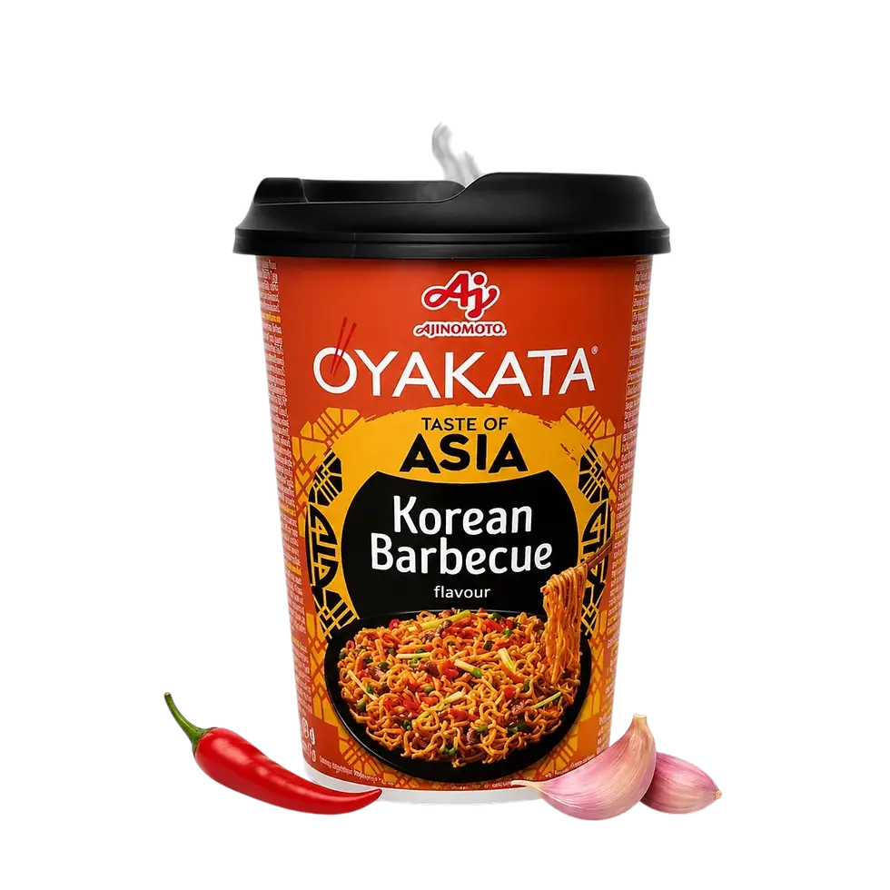 Cup Oyakata Taste of Asia Nouilles Saveur Barbecue Coréen 96g