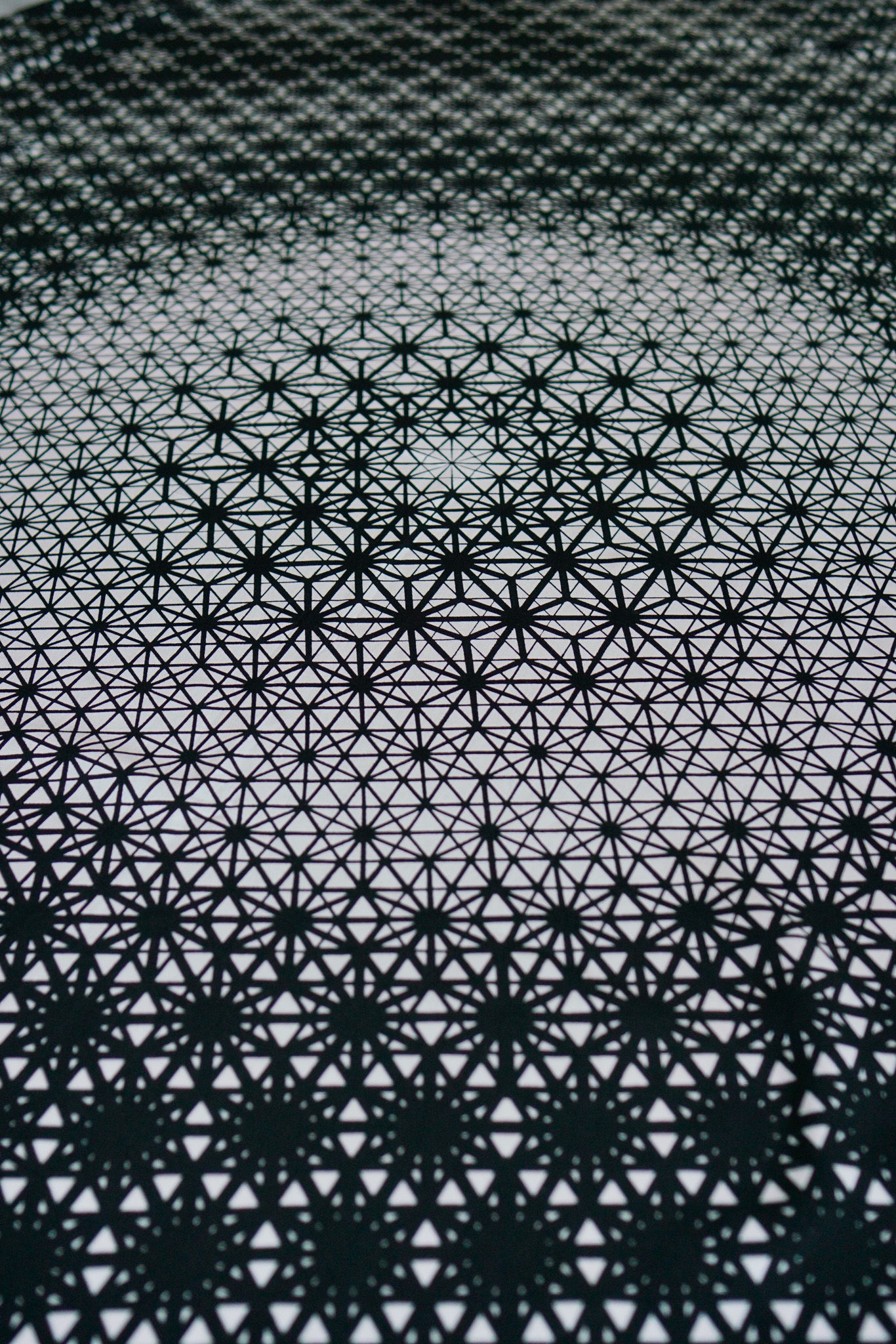 Sacred geometry tapestry, scarf with a fractal geometry design