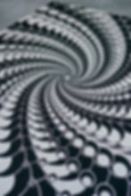 Sacred geometry tapestry, scarf with a fractal geometry design