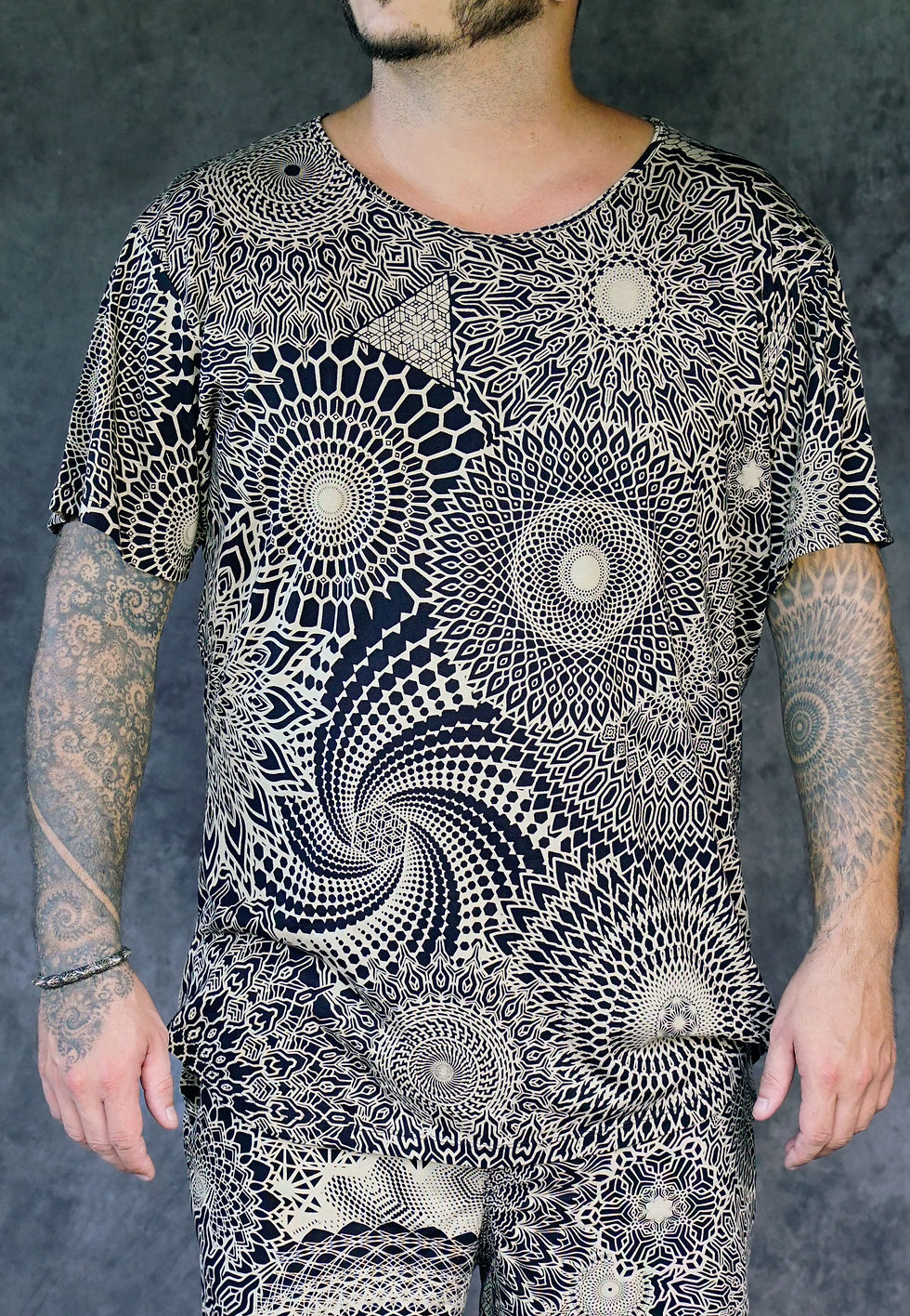 Thumbnail: Mandala T-Shirt Beige