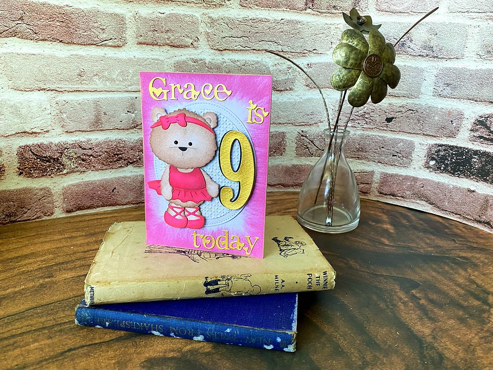Thumbnail: Happy Birthday Today Teddy Bear Greeting Card