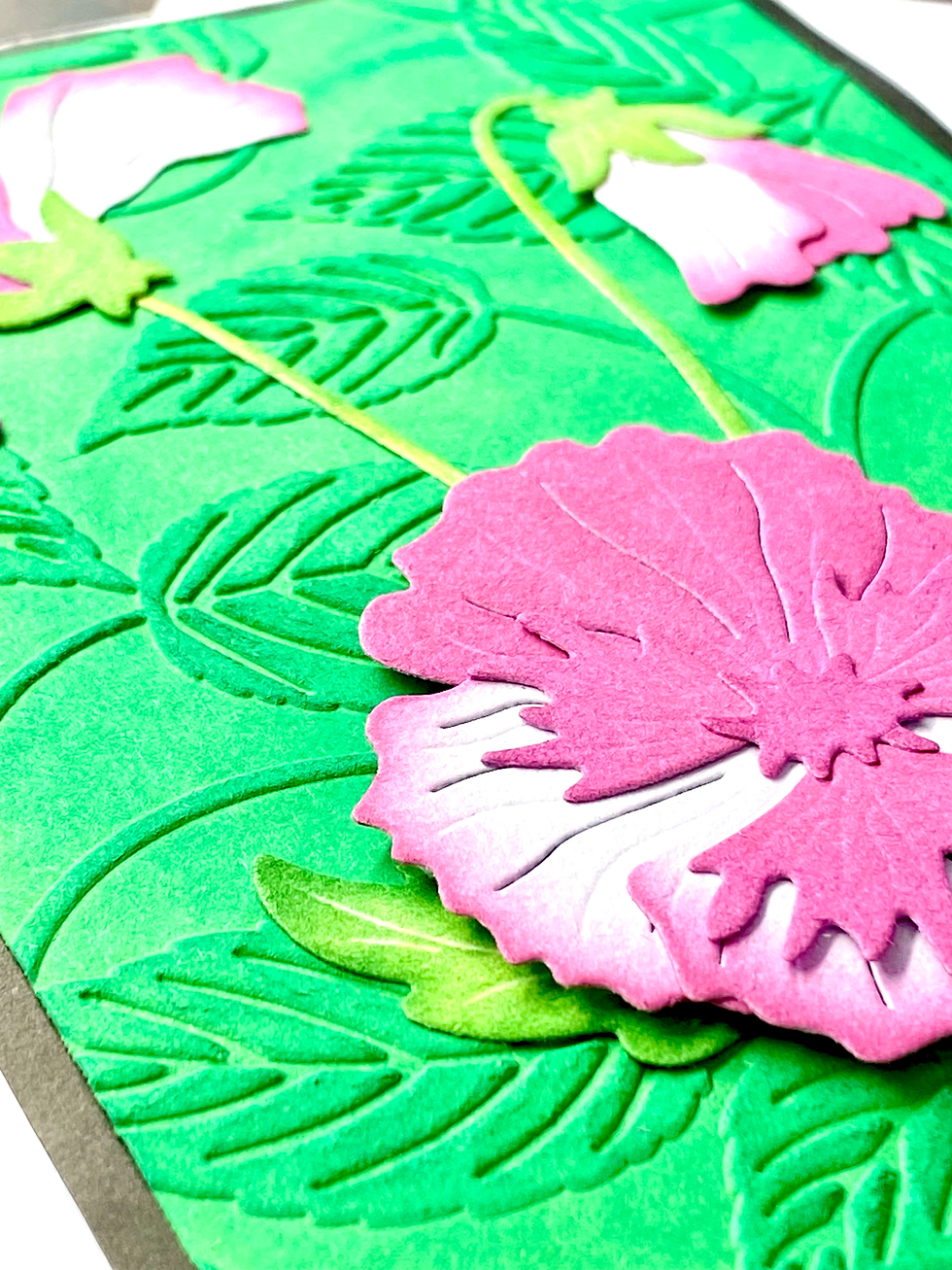 Thumbnail: Thinking of You - Hot Pink and White Pansy Greeting Card