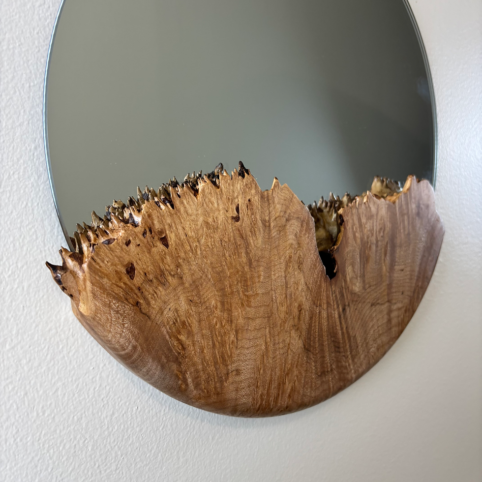 Thumbnail: Maple Burl Mirror