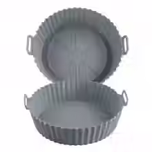 Cesto de Silicone Reutilizável para Airfryer