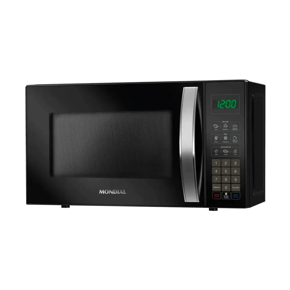 Micro-ondas Mondial Mo 01 21 B Potencia 1200w 60hz 21 Litros V 110