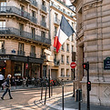 Bâtiment public représentant l'intervention de la police administrative sur le domaine public