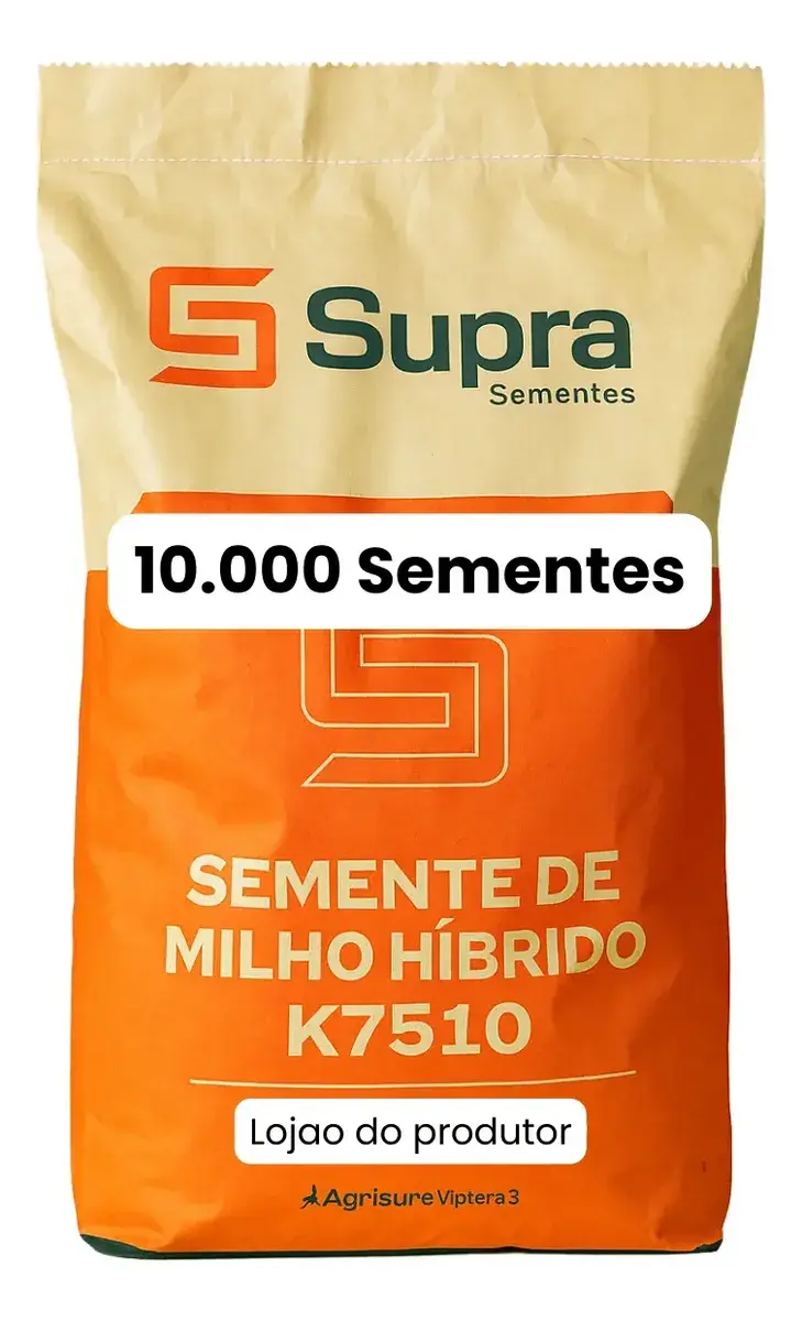 Semente Milho Resistente Glifosat Lagarta 10.000 Sem - K7510