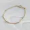Thumbnail: 14k gold fill grey moonstone bracelet