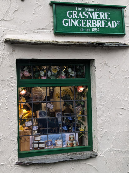 grasmere gingerbread shop front