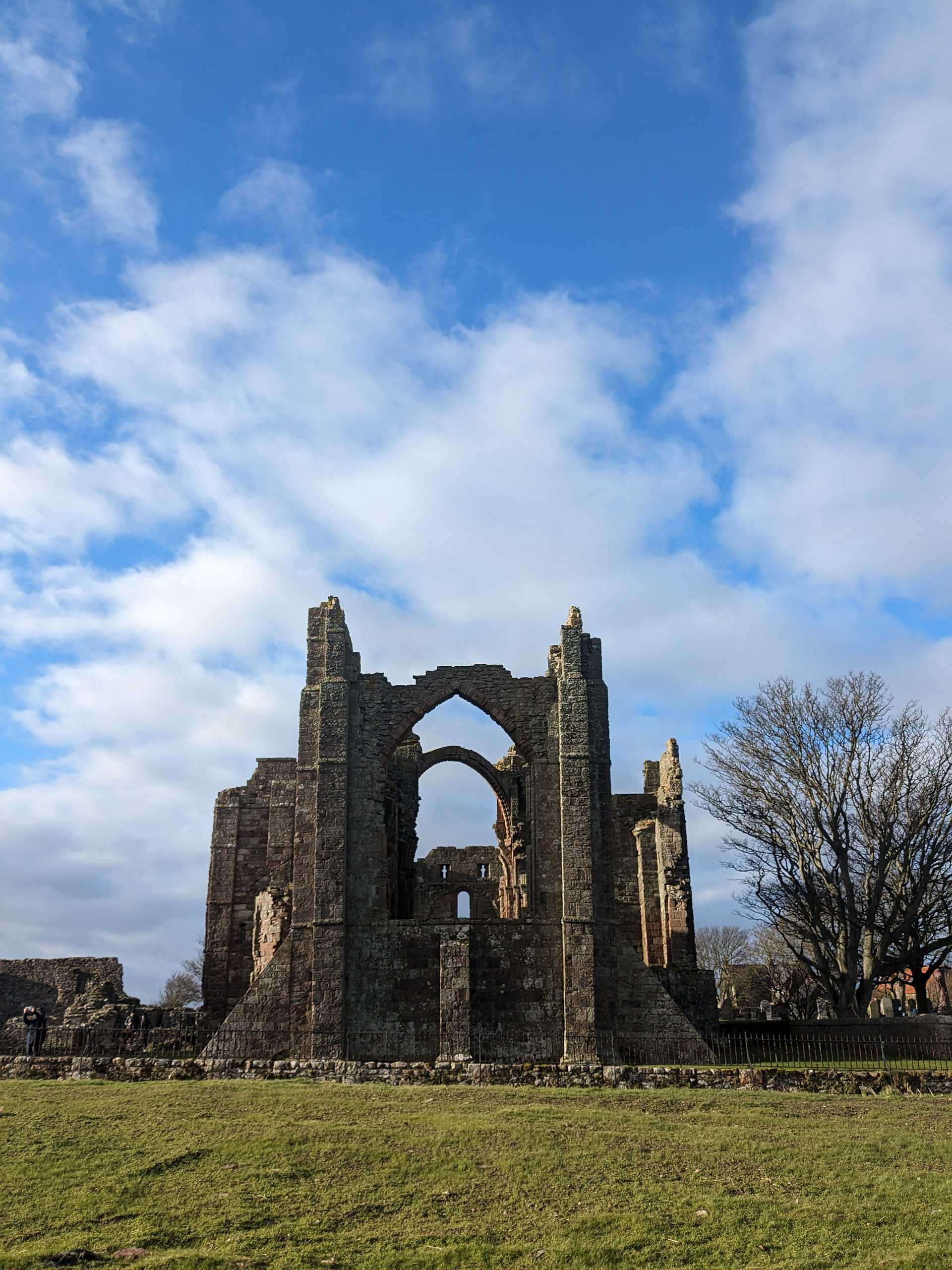 priory ruins on holy island