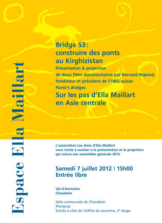 2012 General Assembly and talk by Bernard Repond