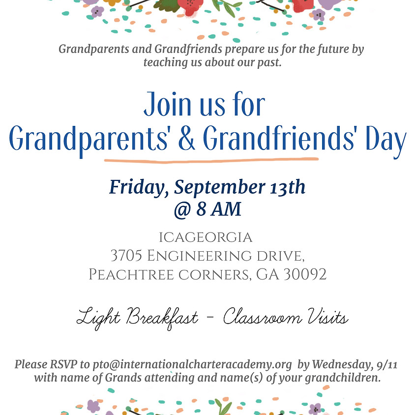 GRANDPARENTS' & GRANDFRIENDS' DAY