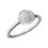 Thumbnail: Links of London Diamond Essentials Sterling Silver & Pave Round Ring