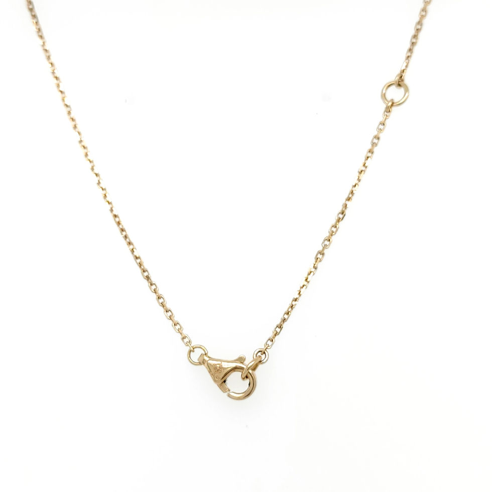 Thumbnail: 18K Yellow Gold Aqua Blue Evil Eye Diamond Pendant Necklace with Turquoise