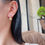 Thumbnail: 18K White Gold Yellow Diamond Earrings