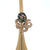 Thumbnail: 18 K Rose Gold Abalone Shell Diamonds Octopus Pendant Necklace