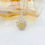 Thumbnail: 18K White Gold Yellow Necklace