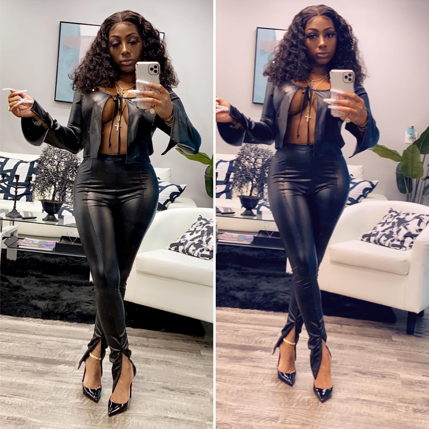 GET LUCKY LEATHER SET