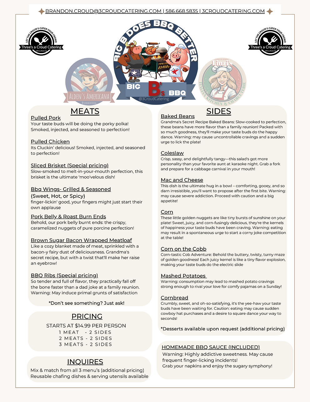 Big B BBQ | 3CroudCatering