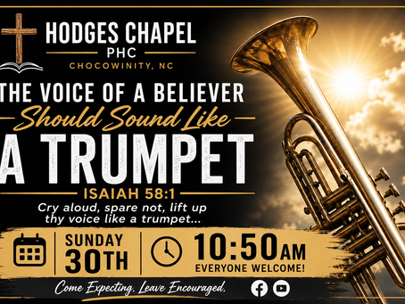 The Voice of a Believer Should Sound Like A Trumpet