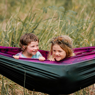 kids in hammock