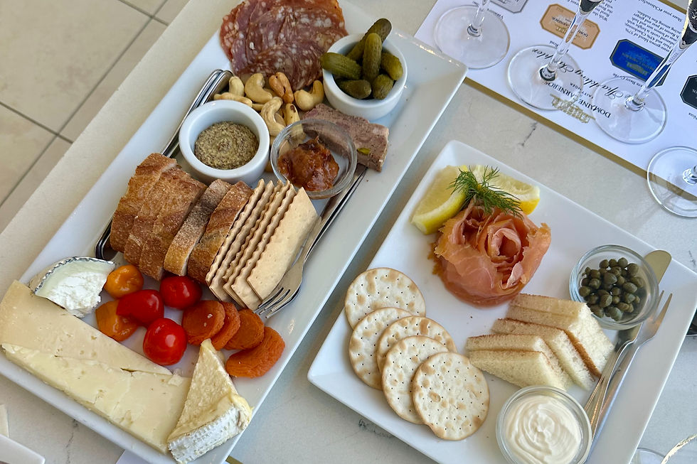 Charcuterie board and appetizer tray