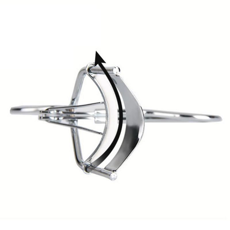 Thumbnail: 1pc Black/Silver Curling Eyelash Curler Stainless Steel Eyes Makeup Eyelash Curl