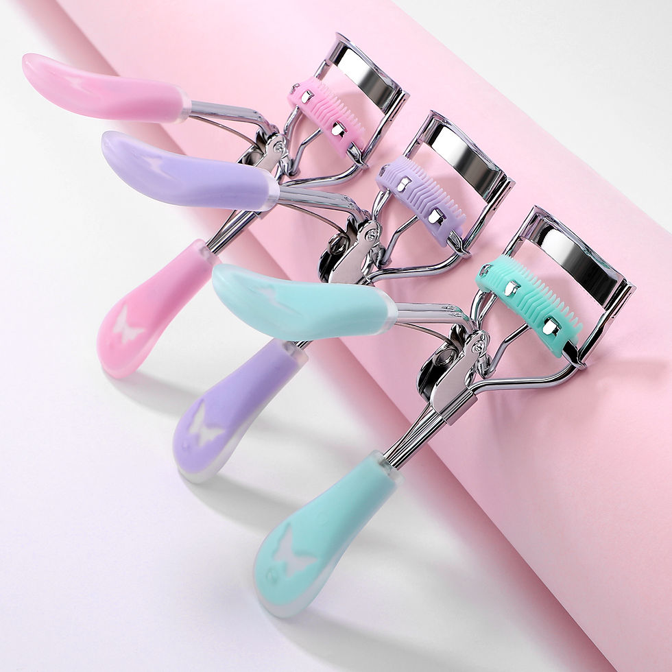 Thumbnail: Portable eyelash curler with comb, 1PC stainless steel eyelash curler, used for 