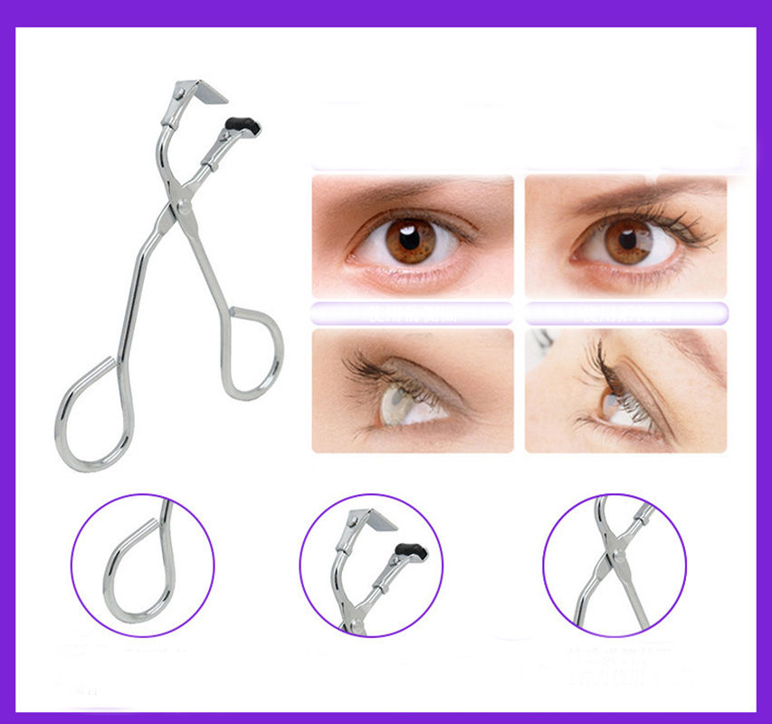 Thumbnail: Stainless Steel Eyelash Curler Makeup Tool Mini Details Part of Eye Lash Curling