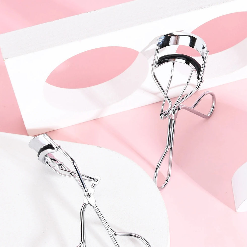 Thumbnail: Stainless Steel Eyelash Cosmetic Makeup Eyelash Curler Curling Eyelashes Tool 1p