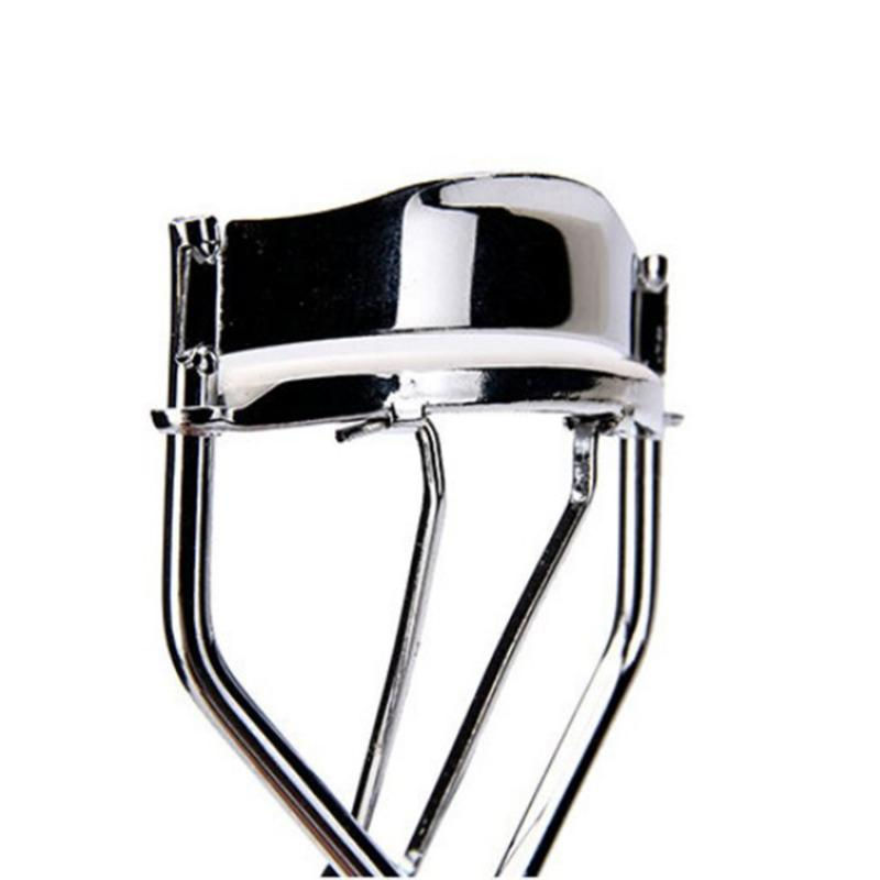 Thumbnail: 1pc Black/Silver Curling Eyelash Curler Stainless Steel Eyes Makeup Eyelash Curl
